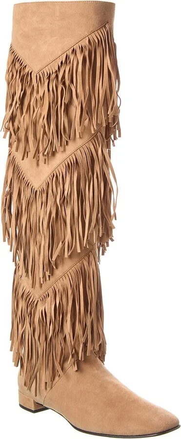 Roger Vivier Suede Over-The-Knee Boot