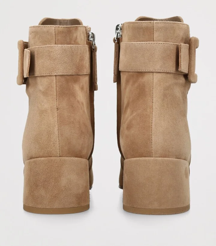 Roger Vivier Suede Très Vivier Ankle Boots 45 - Image 2