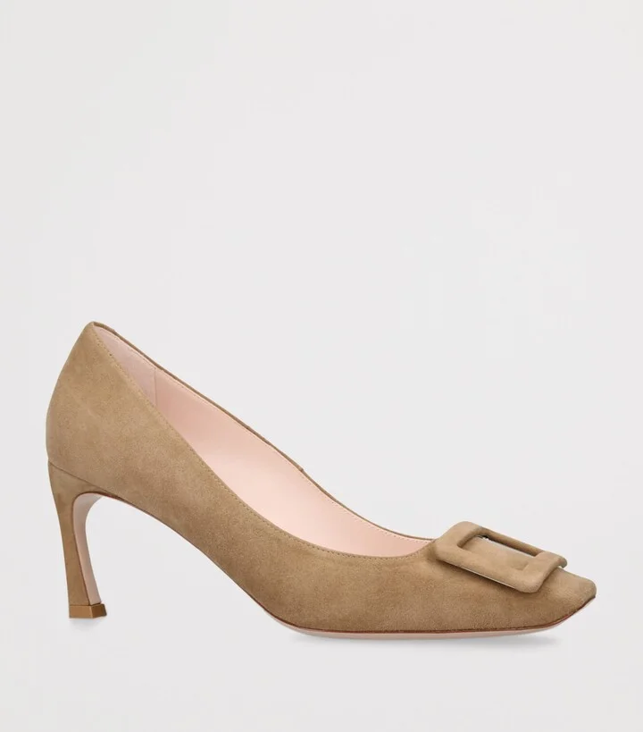 Roger Vivier Suede Trompette Pumps 70 - Image 3