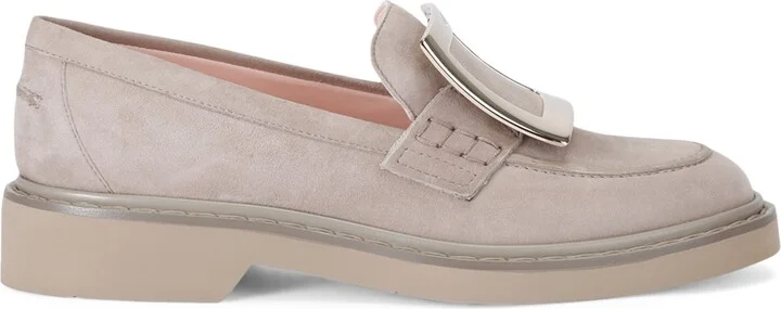 Roger Vivier Suede Viv' Rangers Loafers