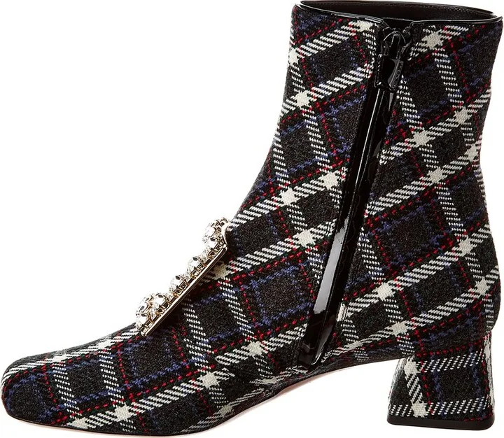Roger Vivier Tartan Bootie - Image 2