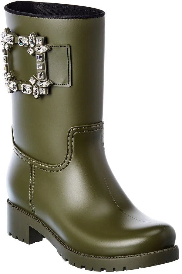 Roger Vivier Tempete Viv Strass Boot