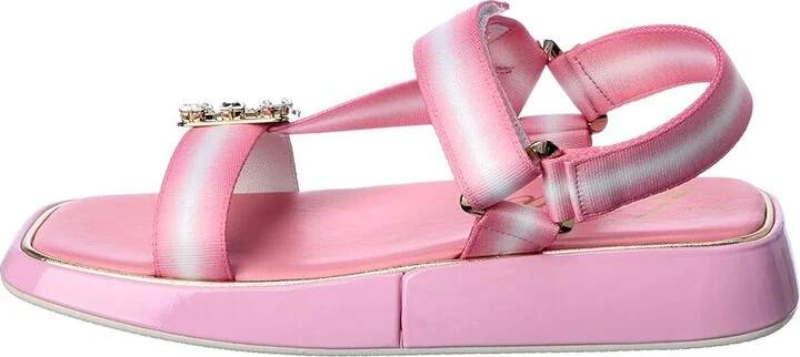 Roger Vivier Trekky Strass Buckle Sandal - Image 2