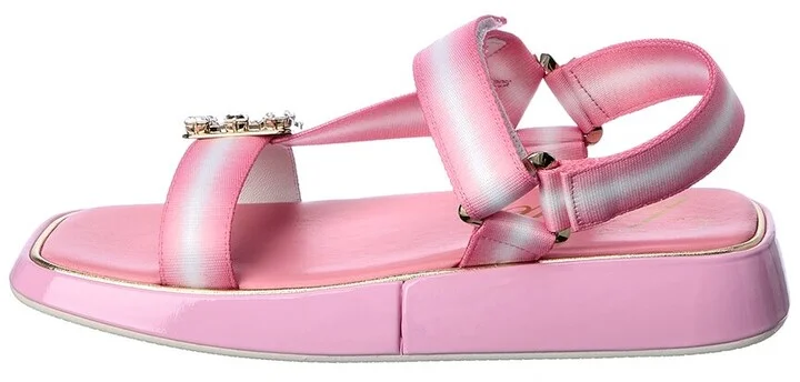 Roger Vivier Trekky Strass Buckle Sandal - Image 2