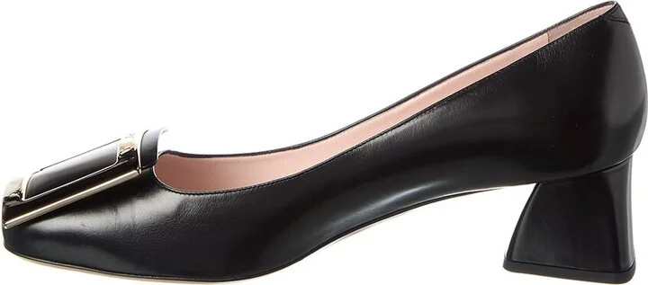 Roger Vivier Tres Vivier Leather Pump - Image 2