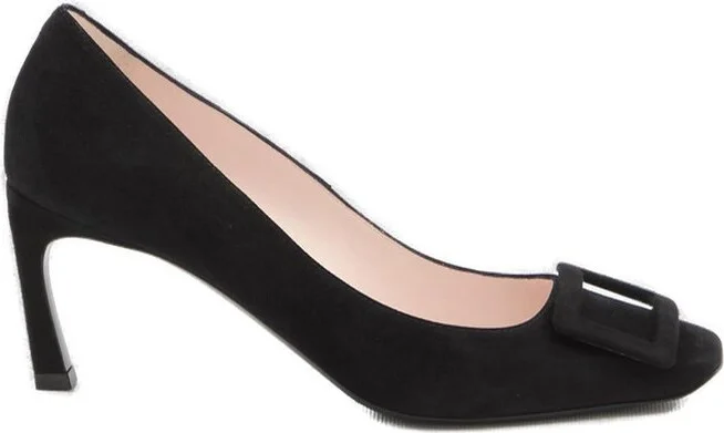 Roger Vivier Trompette Buckle Detailed Pumps