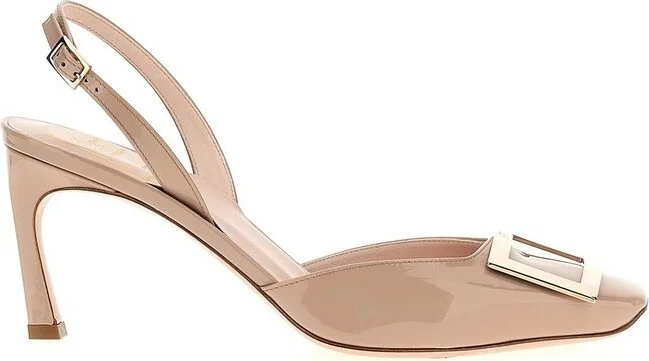 Roger Vivier Trompette Buckle Slingback Pumps