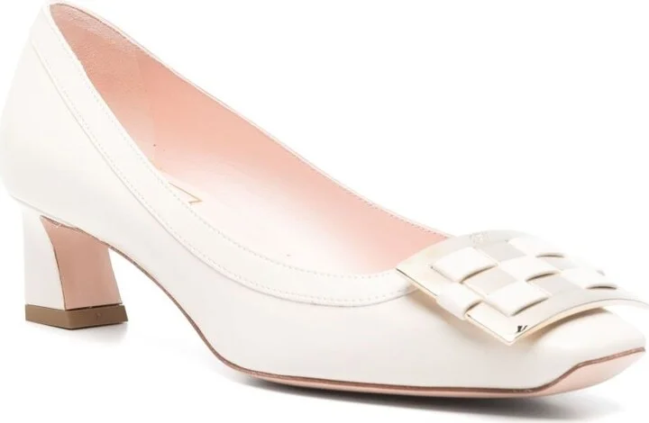 Roger Vivier Trompette Leather Pumps