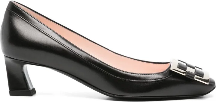 Roger Vivier Trompette Leather Pumps