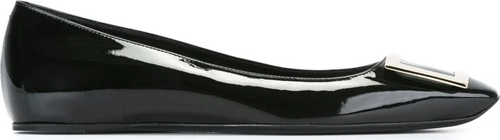 Roger Vivier Trompette Patent Leather Ballets