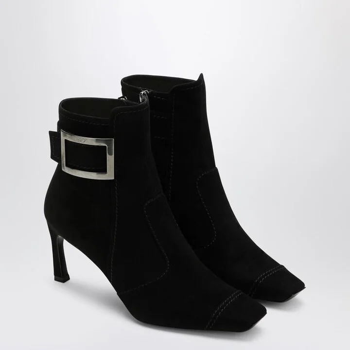 Roger Vivier Trompette Suede Ankle Boot - Image 2