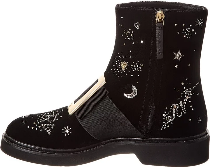 Roger Vivier Velvet Boot - Image 2