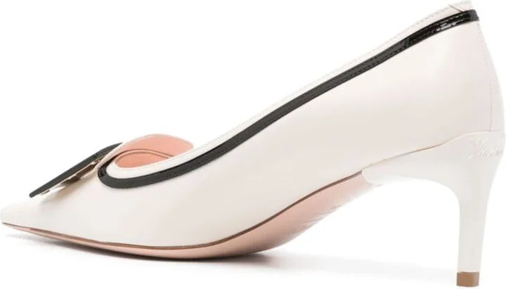 Roger Vivier Viv Canard Leather Pumps - Image 3