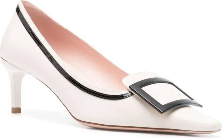 Roger Vivier Viv Canard Leather Pumps - Image 4