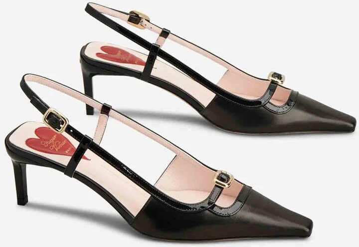 Roger Vivier Viv' Canard Slingback Shoes - Image 3