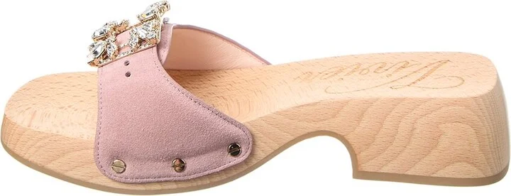Roger Vivier Viv Clogs Suede Mule - Image 2