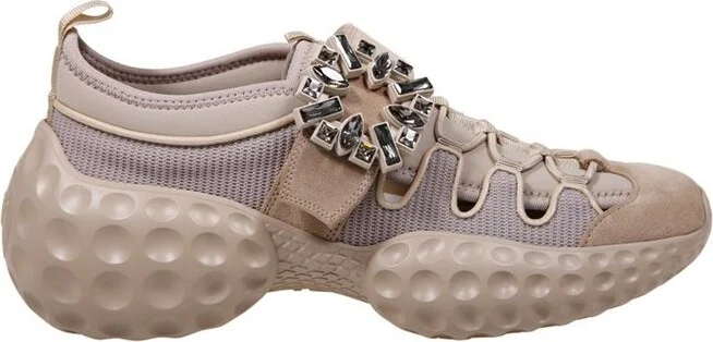 Roger Vivier Viv' Embellished Sneakers