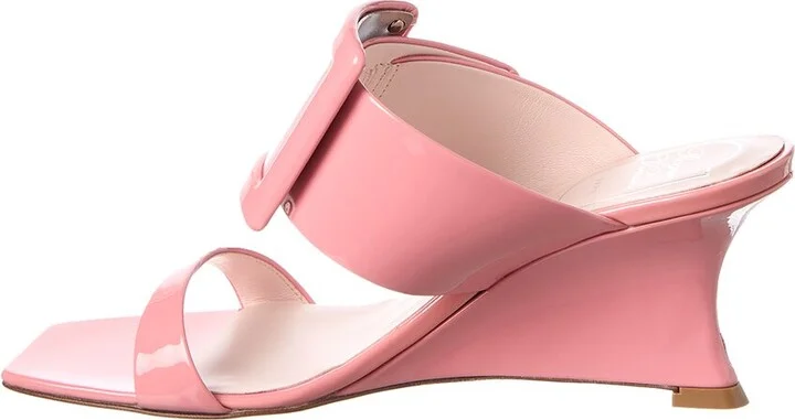 Roger Vivier Viv In The City Patent Wedge Sandal - Image 2
