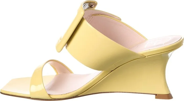 Roger Vivier Viv In The City Patent Wedge Sandal - Image 2