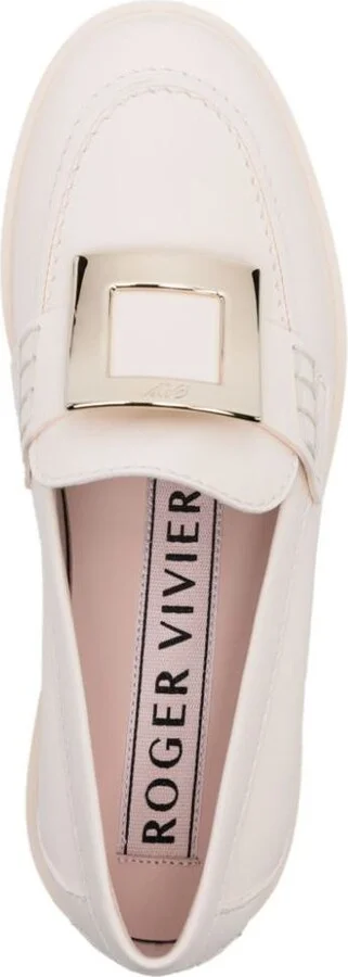 Roger Vivier Viv Ranger Leather Loafers - Image 4