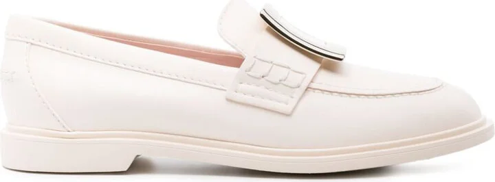 Roger Vivier Viv Ranger Leather Loafers