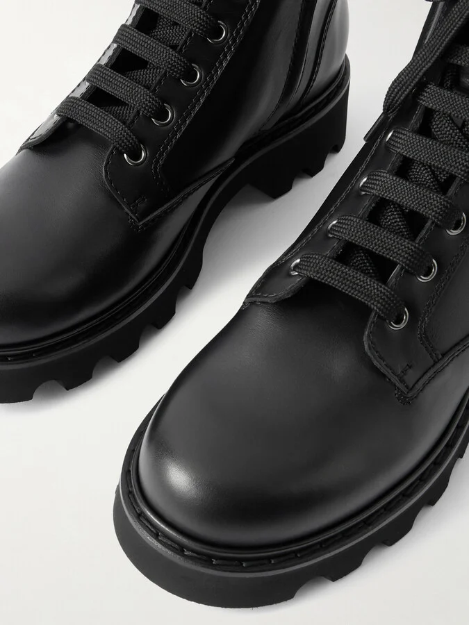 Roger Vivier - Viv Rangers 40 Buckled Leather Ankle Boots - Black - Image 4