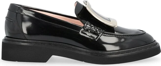 Roger Vivier Viv' Rangers Buckle Embellished Loafers