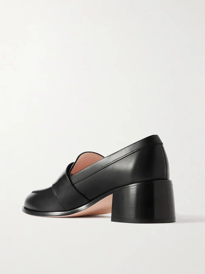Roger Vivier - Viv' Rangers Buckled Leather Pumps - Black - Image 3