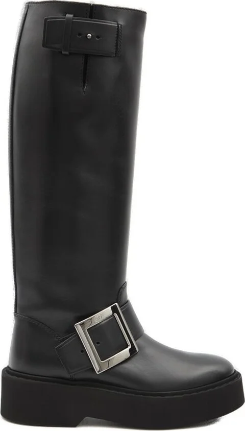 Roger Vivier Viv Rangers High Biker Boots