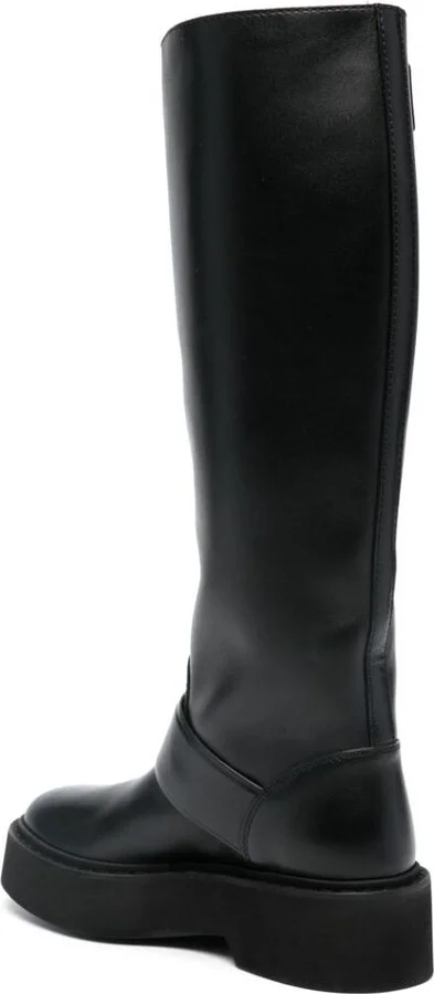 Roger Vivier Viv Rangers High Leather Boots - Image 3