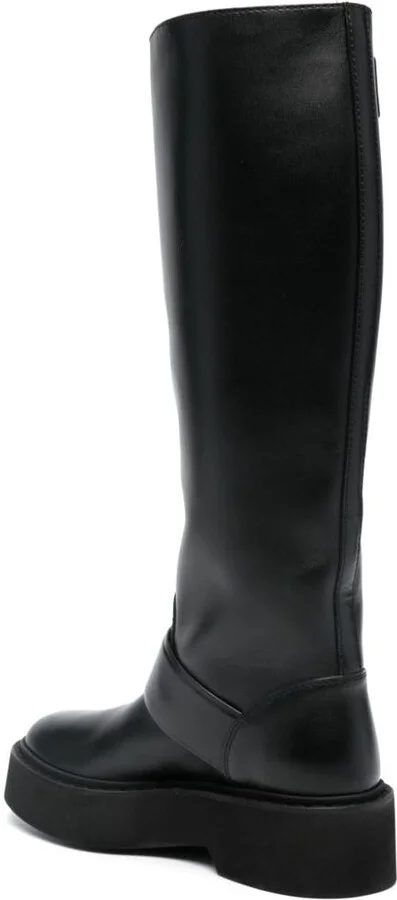 Roger Vivier Viv Rangers High Leather Boots - Image 4