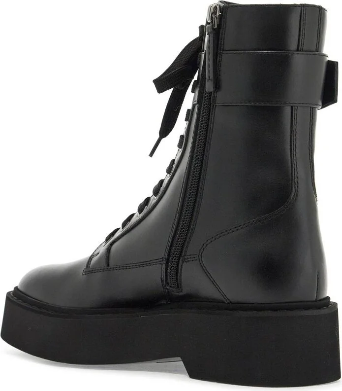 Roger Vivier Viv Rangers Leather Boots - Image 3