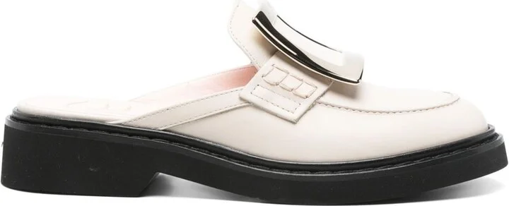 Roger Vivier Viv Rangers Leather Loafers