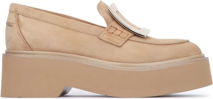 Roger Vivier Viv Rangers Leather Loafers