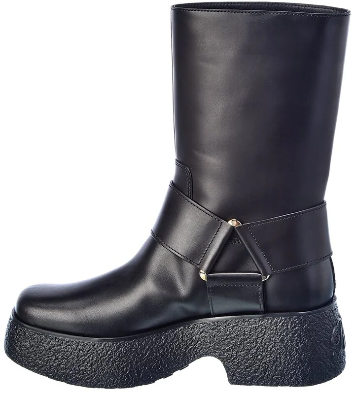 Roger Vivier Viv Rangers Leather Platform Boot - Image 2
