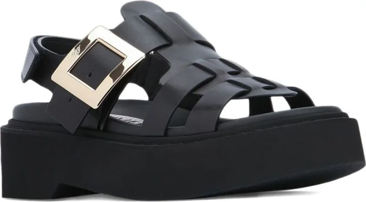 Roger Vivier Viv Rangers Leather Sandals - Image 2