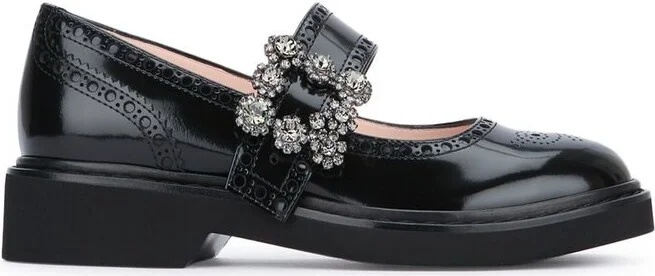 Roger Vivier Viv' Rangers Mary Janes Shoes
