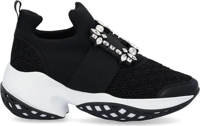 Roger Vivier Viv' Run Buckle Sneakers