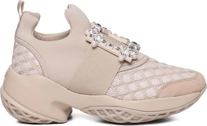 Roger Vivier Viv Run Buckle Sneakers