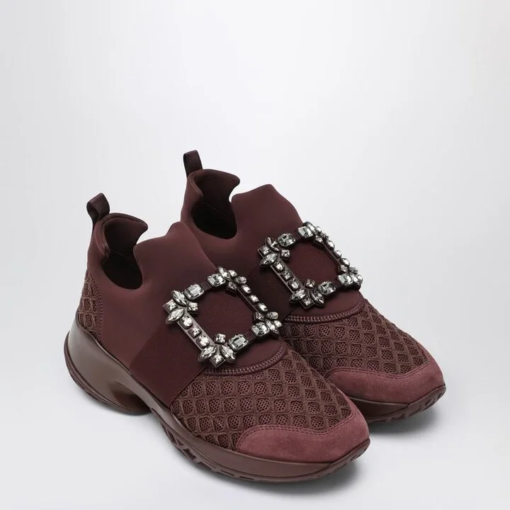 Roger Vivier Viv' Run Dark Violet Sneaker - Image 2