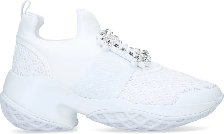 Roger Vivier Viv' Run Strass Buckle Sneakers - Image 3
