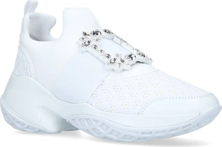 Roger Vivier Viv' Run Strass Buckle Sneakers