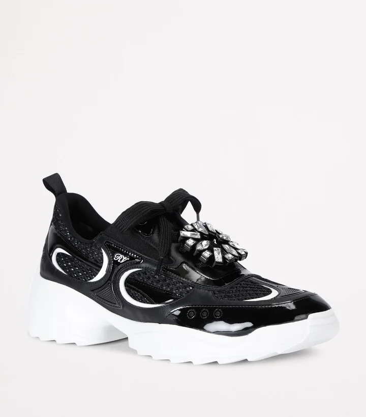 Roger Vivier Viv' Run Strass Sneakers - Image 3