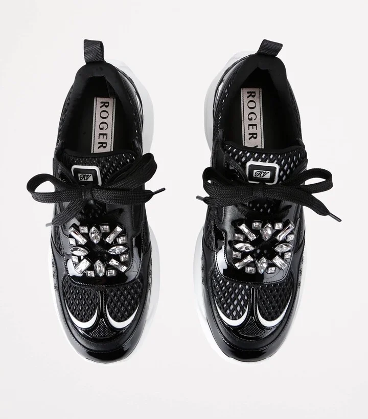 Roger Vivier Viv' Run Strass Sneakers - Image 4