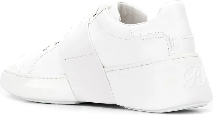 Roger Vivier Viv Skate Leather Sneakers - Image 2