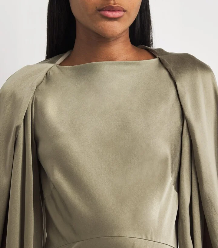 Roksanda Silk Koda Midi Dress - Image 4