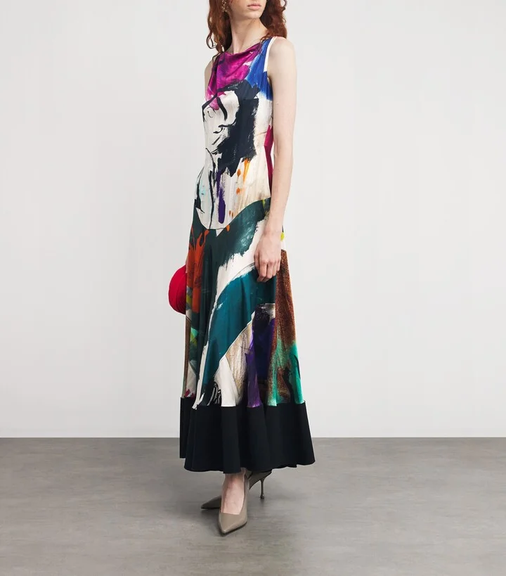 Roksanda Silk Munir Midi Dress - Image 2