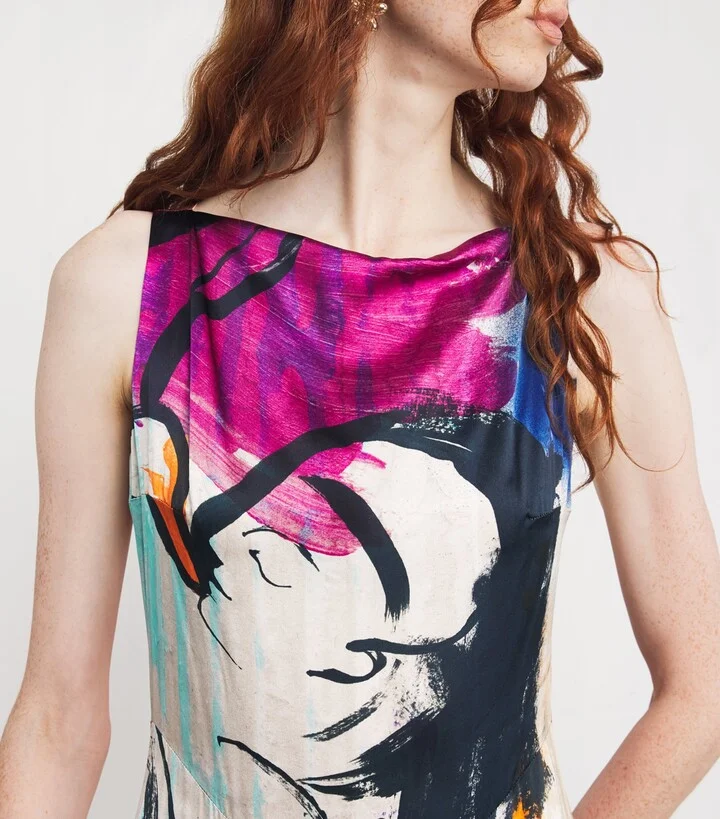 Roksanda Silk Munir Midi Dress - Image 4