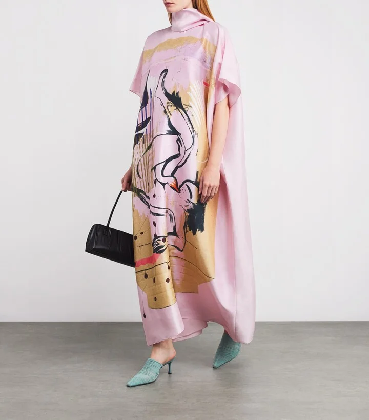 Roksanda Silk Oshsone Midi Dress - Image 2