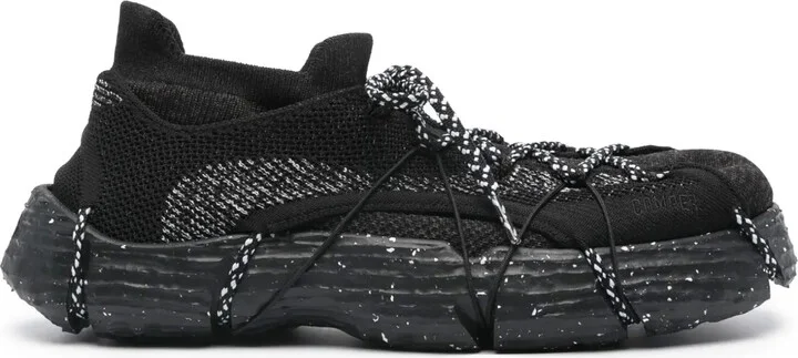 Roku contrast lace-up sneakers